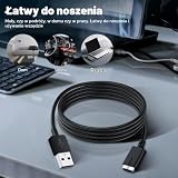 Ermorgen Kabel do ładowania USB A, kompatybilny z Polar M430, kabel 100 cm, zamiennik adaptera do ładowania 3,3 ft