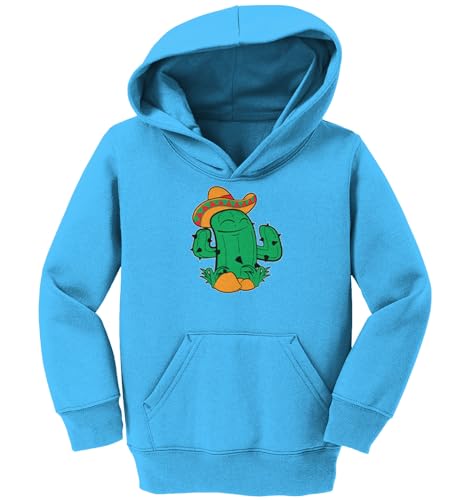 Haase Unlimited Sombrero Cactus - Mexican Mexico Toddler/Youth Fleece Hoodie
