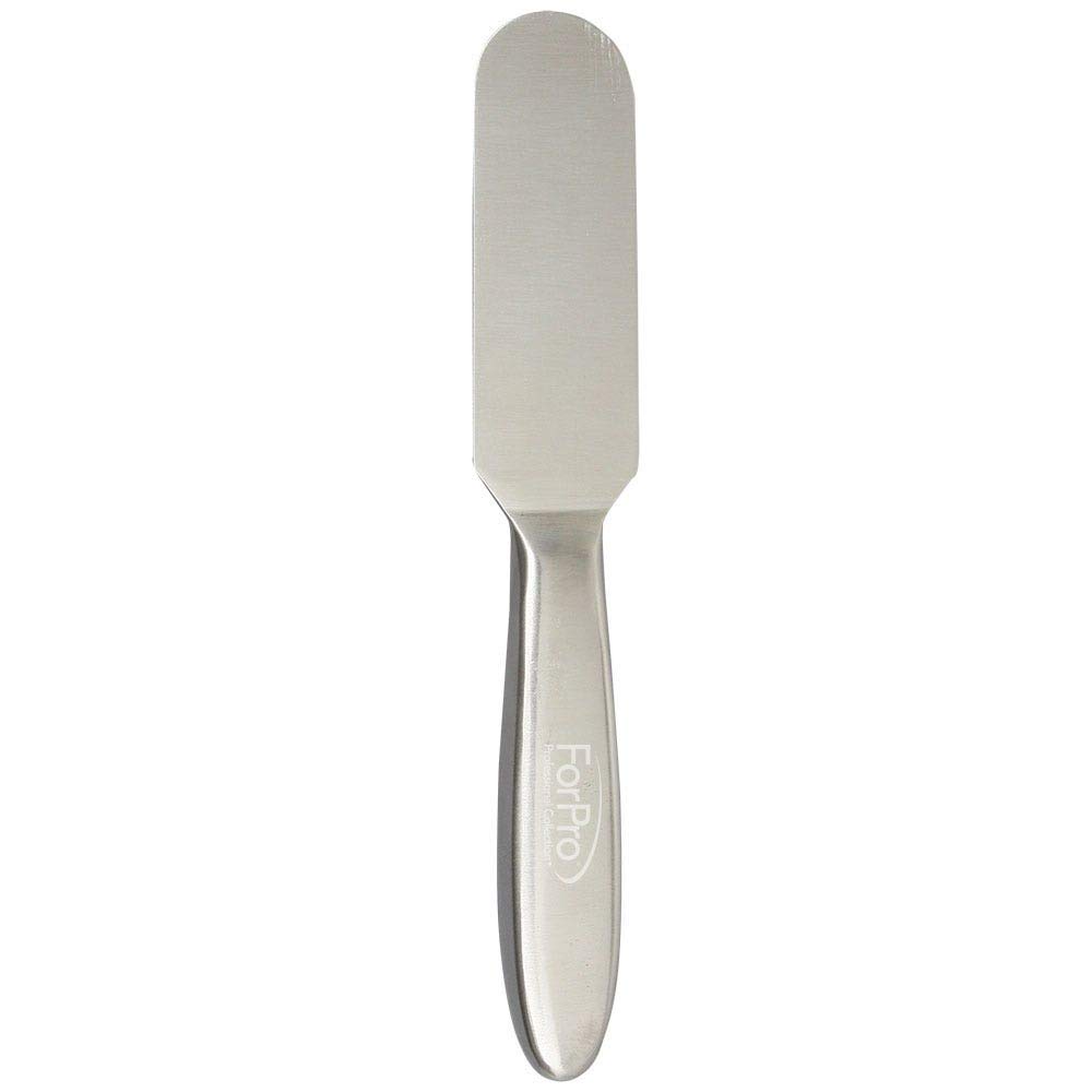 ForPro Stainless Steel Pedi File Kit - 100% Sanitizable Pedicure File for Heels and Feet - Includes Six Black 80 Grit and Six White 180 Grit Refill Strips- 8.5” L : Beauty & Personal Care