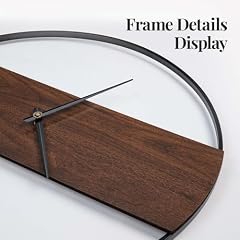 Minimalist 24 Inch Walnut Dial Clock product photo