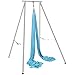 VEVOR Aerial Yoga Frame & Hammock, 551.15 lbs Load Capacity, 9.68 ft Height Professional Training Swing Stand Comes with 13.1 Yards Aerial Hammock, Yoga Rig for Indoor Outdoor, Blue