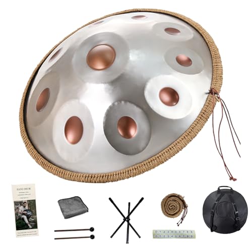 �n���h�p�� 9��/10��/12�� �y�� KoKoty Handpan Drum �j�Z�� 432hz/440hz �X�e�����X�| �X�`�[���h���� 22�C���`(55cm) �n���h�p���h���� ���S�� �ґz�A���K (10�m�[�g - �����̖� - 432hz)