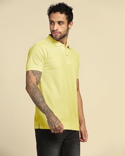 Image of VastraVibes Men's Polo Regular Fit T-Shirt