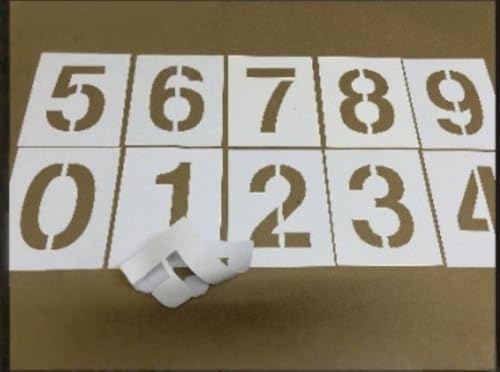 Yubbuio XeV ev[g 0-9 ԍv[g ؂蔲Xv[ ^g PVCES TCYI DIYŔ \쐬 ėp\ SIw (sKS, 30cm) (20cmi̍j,PVC)