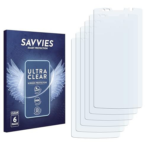 savvies Screen Protector compatible with Newland SD60 Pegasus II Protection Film Clear 6-Pack