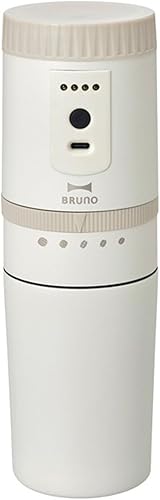 BRUNO Cafetera eléctrica con molino (beige) BOE080-BEProductos originales nacionales de JapónSe envía desde Japón