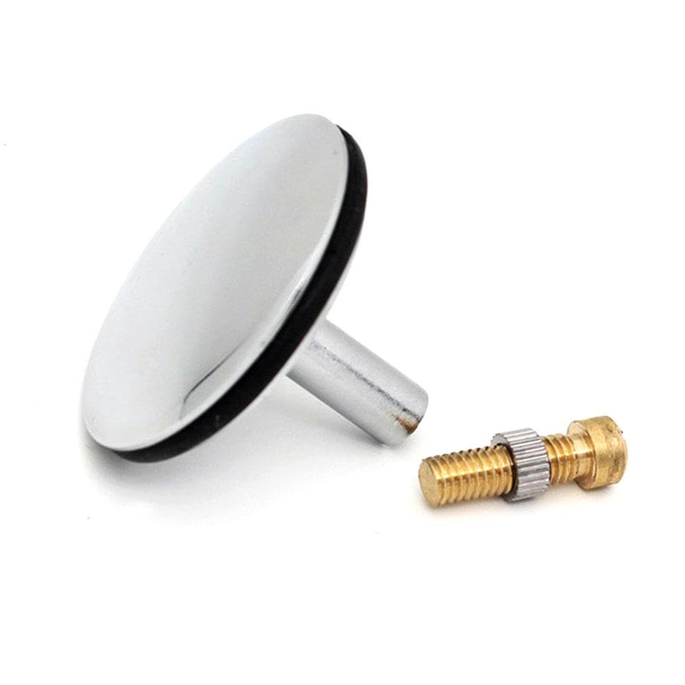 Tappo Di Scarico Universale Per Vasca Da Bagno In Rame - Diametro 44 Mm Con Altezza Regolabile - 3