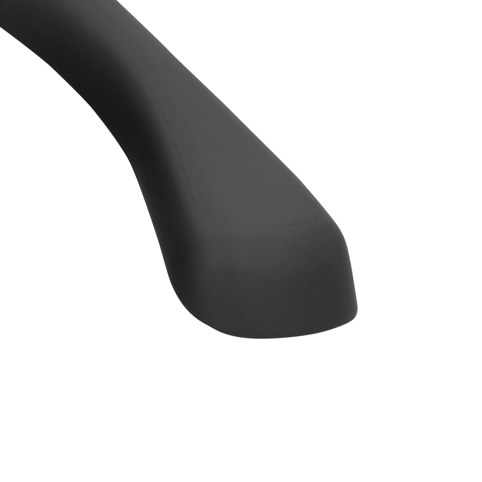 Mainetti Grucce Gommate per Cappotti, Felpe, Giacche, Abiti Pesanti, Appendini in Plastica, Stampelle Robuste e Antiscivolo, Made in Italy, Set di 10 Pezzi (Nero con Gancio Nero, 45cm)