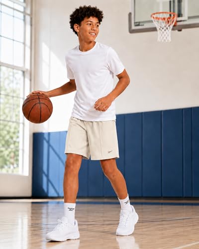 Reebok Boys French Terry Pull-On Pocket Shorts for Sports & Play 2-Pack - image 3