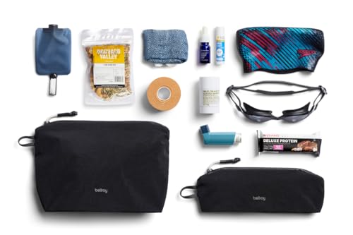 Image of Bellroy Lite Pouch Duo (Lightweight Pencil case and Pouch) - Black