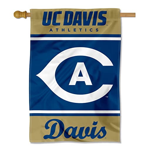 UC Davis Aggies Two Sided and Double Sided House Flag