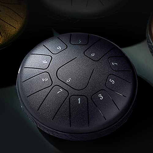 língua aço, 11 notas, instrumento percussão portátil 15 cm, kit mão com marretas, livro música, bols