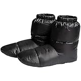 LUMINFLY Down Booties Socks, High-Top Sleeping Socks, 2.1 Oz Lightweight Camping Foot Warmer, Windproof Polyester, Wear-Resistant, Includes Drawstring Bag, for Outdoor, Home, Travel