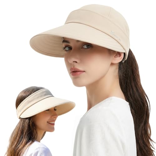 Visera para mujer, protección UV, ajustable y ligera miniatura 1