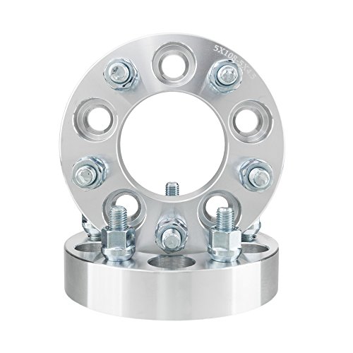 AutoForever 2PCS 1.25" Wheel Spacers 5x108 to 5x114.3 Wheel Spacer Adapters 5X4.25 to 5X4.5 5lug Compatible with Ford Taurus FocusJaguar XK XKRLincoln MKZVolvo S60(12x1.5 Studs 73.1mm Bore)