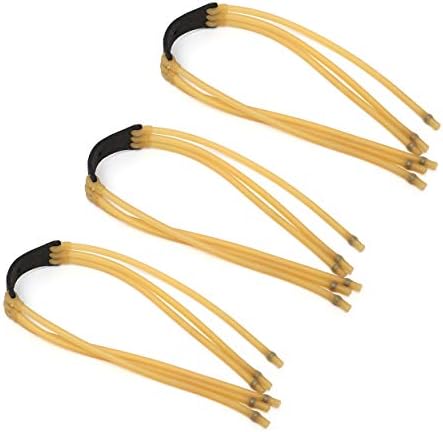 Yusylvia 3PCS Outdoor Slingshot Quality Rubber Band Tube for Catapult Anti-Slip Latex Bungee