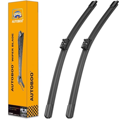 Image of AUTOBOO Windshield Wiper Blade Replacement for Benz Sprinter 1500 2500 3500 | Fits Mercedes-Benz Sprinter 1500 /2500 /3500 2019-2023, 26 inch+24 inch, 2-pack, OEM quality, without washer hose