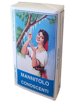 Conoscenti Panetto Mannitolo/Regolatore Alimentare - 500 gr, 100% Mannitolo, per Tutta la Famiglia