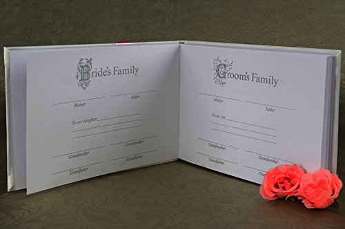 Katemelon Blue Scroll Wedding Guest Book And Pen Set #TOP3