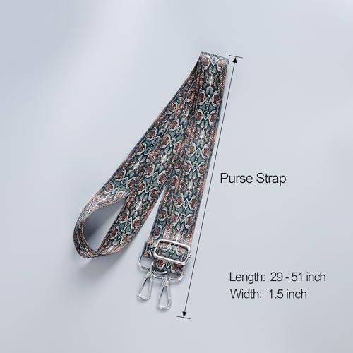 Image of chushui Silver Hardware Purse Strap,Replacement Crossbody Adjustable Shoulder Strap for Handbag Bag