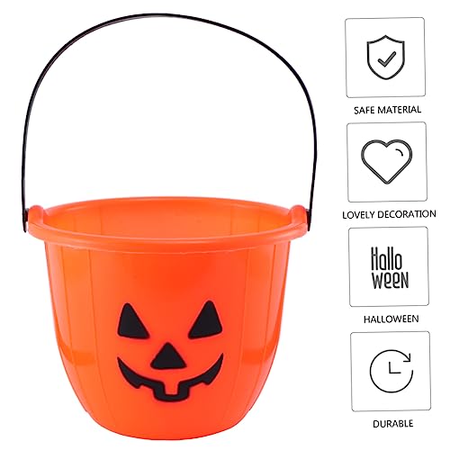 MERRYHAPY 2 Peças De Balde De Abóbora De Halloween Decoram Brilho Infantil