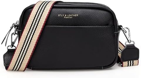 TIAASTAP Cross Body Bag - Small Handbags & Shoulder Bags with Adjustable Wide Strap, Multipurpose Leather Crossbody Bag for Women Ladies Girls Daily Use