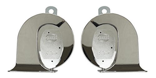 Hella 007728883 Chrome 12V Trumpet Horn Kit (Universal Fit) #TOP1