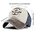 LONGTEN Vintage Baseball Cap Fashion Anchor Pattern Denim Cotton Frayed Edge Sunhat Adjustable Unisex A