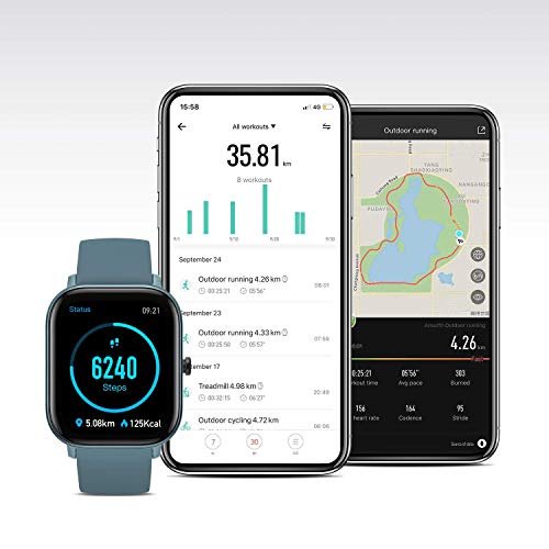 Amazfit-GTS-Reloj-Smartwactch-Deportivo-14-dias-Bateria-GPSGlonass-Sensor-Seguimiento-Biologico-BioTracker-PPG-Frecuencia-Cardiaca-Natacion-Bluetooth-50-iOS-Android-Azul