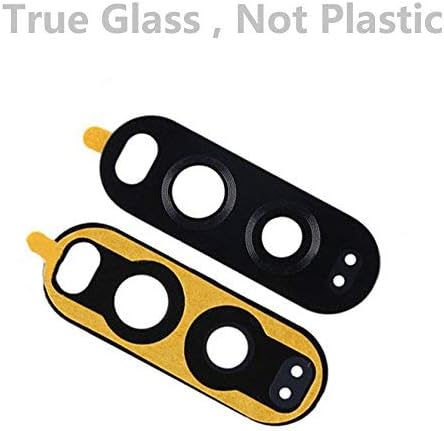 Dogxiong Black Back Rear Camera Really 100% True Glass Lens Cover + Adhesive Fix Replacement Parts for LG G5 H850 VS987 H820 LS992 H830 US992