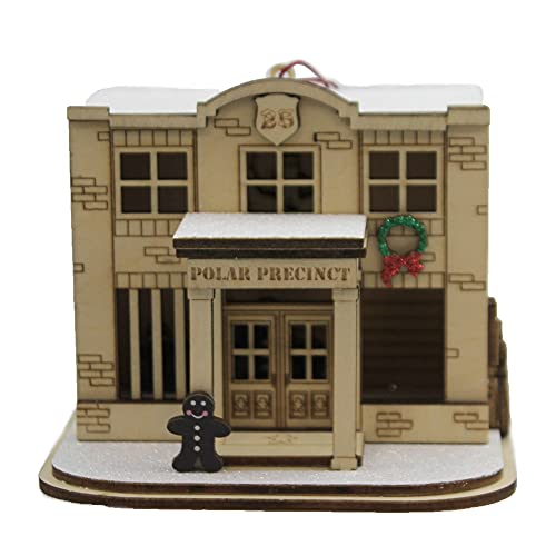 Ginger Cottages Polar Precinct #25 Ornaments for Christmas Tree