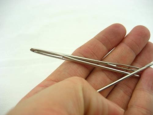 5pcs 7cm Large Eye Metal Blunt Wool Hand Knitting Yarn Needles Binca Cross Stitch Knitting Needle