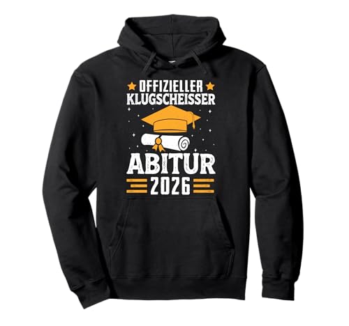 Abiturient OFFIZIELLER Klugscheisser Lustig Abi 2026 Pullover Hoodie