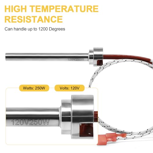 Adviace 80P52677-R Igniter for St Croix Hastings, Auburn, Afton Bay, Pepin, York Insert, Element-P Pellet Stoves (2003 & Earlier), 250W St. Croix Ignitor 80P52677-R Replacement Parts.