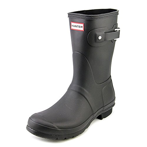 Hunter Women's Original Short Rain Boot,Black (Matte) Size 8