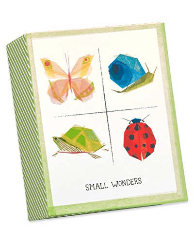 Image of Papyrus Blank Cards with Keepsake Box, Garden Critters (20-Count)