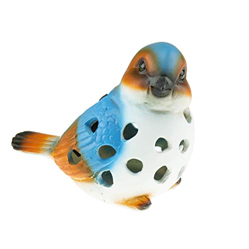 Clever Garden Solar Bird Statue Outdoor Décor, Resin Led Lights Figurine For Patio And Yard #TOP13