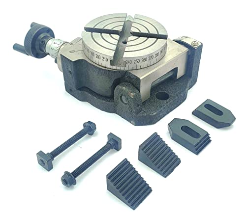 Fraiseuse de table rotative 80 mm plateau circulaire outillage de serrage M6