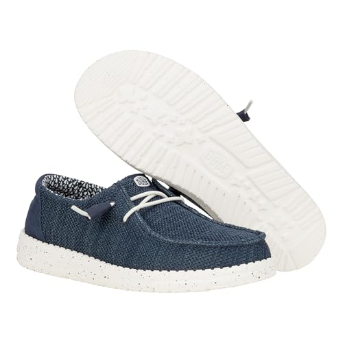 Image of HEYDUDE Women's Wendy Stretch Sox Slip On Loafer | Lightweight Stretch Mesh Easy On | Elastic Laces, Sock Like Fit