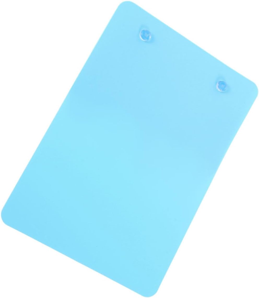 Blue Fish Breeding Plate Suction Cup Aquarium Spawning and Isolation Divider for Fish Tanks Sturdy Reptile Platform for Hatching and Transport