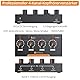 Neoteck 4 Kanal Kopfhörerverstärker Metall-Stereo-Audio-Verstärker mit Lautstärkeregler 3,5 mm Audiokabel 4-Kanal Mono/Stereo-Audioverstärker für Aufnahme/Mischung/Musikpraxis