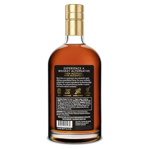 image for Mock One Non-Alcoholic Spirits MOCK ONE Non-Alcoholic Whiskey - Non-Al