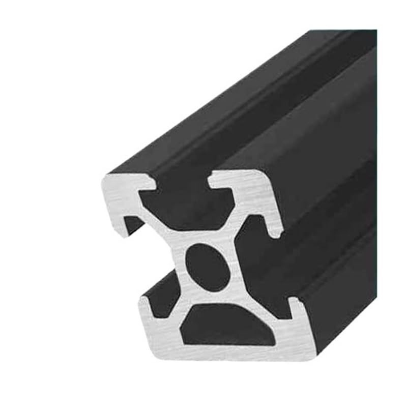 OB-2020N1-b Perfil De Aluminio Con Ranura En T, Marco DIY, Máquina Extrusión Riel Lineal, Metal, Sellado for Impresora 3D CNC, 1 Ud(900mm)