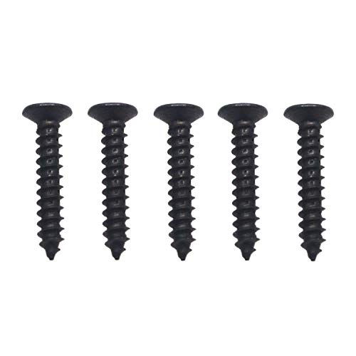FarBoat 4Pcs Roller String Trees Retainers String Guides Accessories for Electric Guitars with Screws(Black)