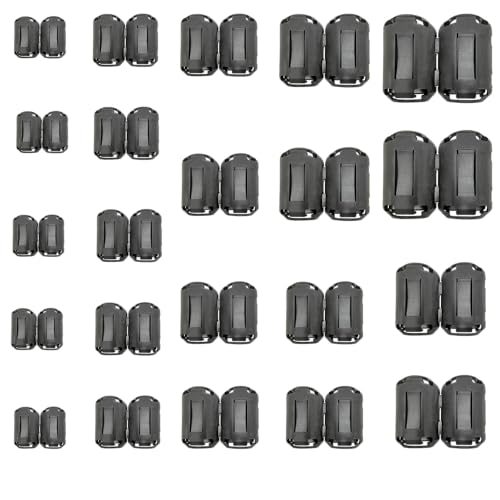 5 Sizes Ferrite Bead for EMI RFI Filter on USB,