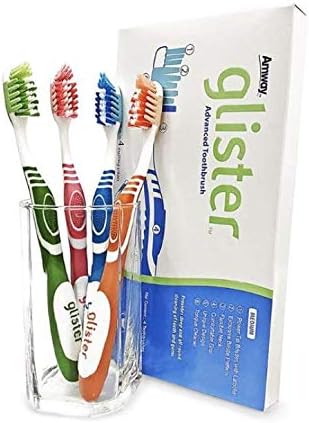 Advanced Persona Glister Manual Toothbrush For Adults- Pack Of 4, Multicolor