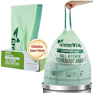 GreeneWrap 13 Gallon Compostable Tr...