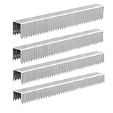 SITLDY Heavy Duty T50 Staples 1580-Count 4 Sizes Includes: 5/16",3/8",1/2",9/16" Beveled Chiseled Pointed Galvanized Staples, 20 Gauge Galvanized Assorted Size Project Pack