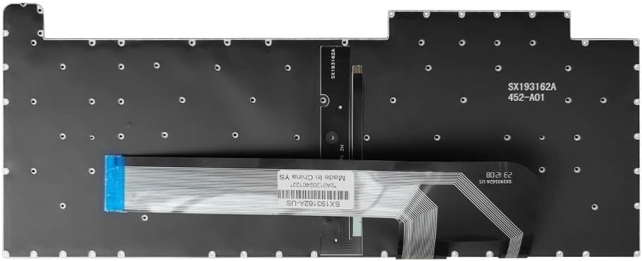 New Replacement Keyboard Compatible with ASUS TUF Gaming 8 F15 FX506 FA506 FA506II FX506H FA506Q FX506L FA506H F17 FX706 FX706L FA706U FX706U FA706 661VUS00 with RGB Colorful Backlit