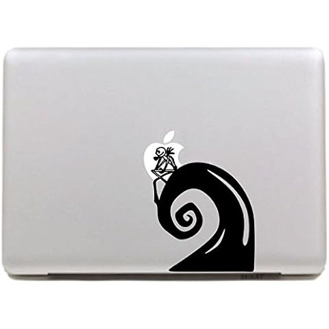 Funda adhesiva Vati para MacBook con diseño de calavera Cover
